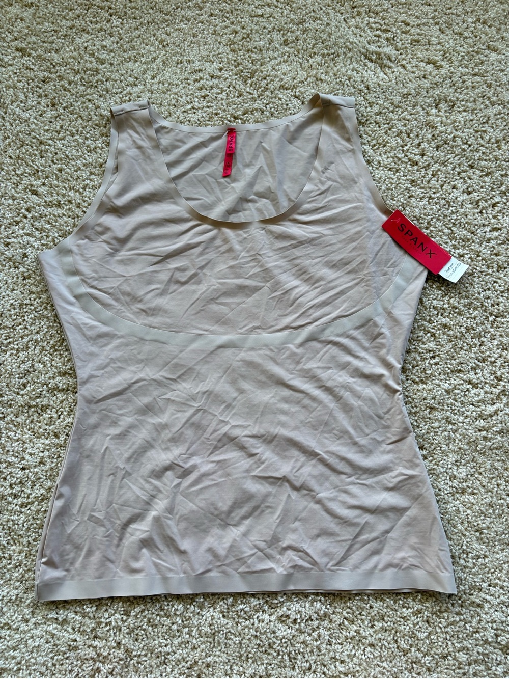 SPANX Tank Plus Medium Slimming Seamless Shaping Cami Nude 1X NWT